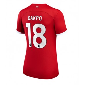 Liverpool Cody Gakpo #18 Hemmatröja Kvinnor 2023-24 Kortärmad